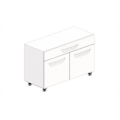 Kast met 1 lade en 2-deur - ASEM