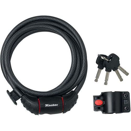 Kabelslot met sleutels 1.8 m - 8130EUR - Master Lock
