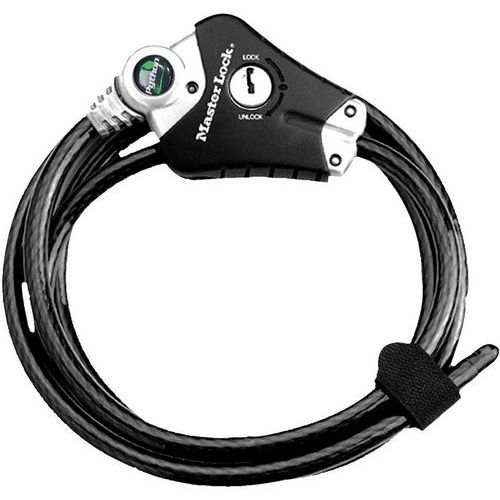 Vergrendelingskabel Python verstelbaar 1,8m x Ø10mm - Master Lock