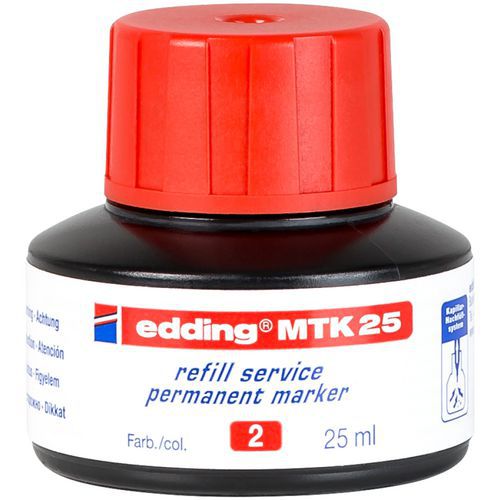 Recharge encre marqueur permanent Edding MTK 25