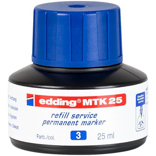 Recharge encre marqueur permanent Edding MTK 25