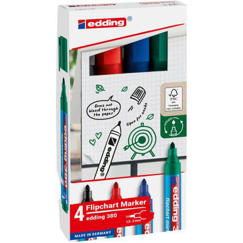 Assortiment markeerstiften voor flip-over