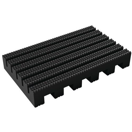 Caillebotis antidérapant maille serrée Firmagrip PVC recyclé - Plastex Caillebotis antidérapant maille serrée Firmagrip PVC recyclé - Plastex
