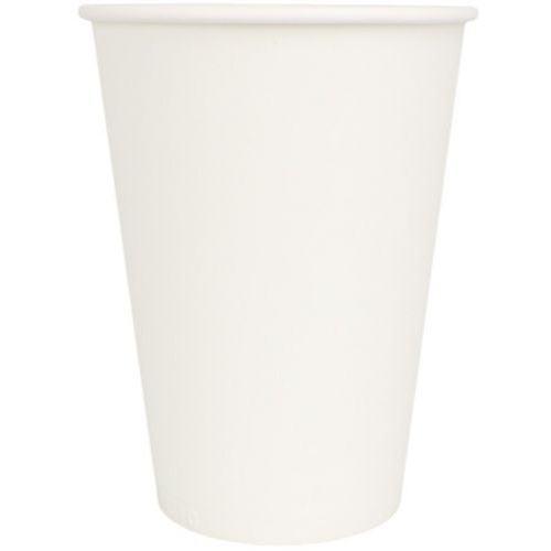 Witte kartonnen beker voor warme dranken - Manutan Expert