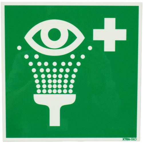 Fotoluminescent bord - Ogen spoelen - Hard