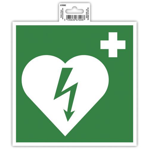 Paneel zelfklevend Defibrillator - Exacompta