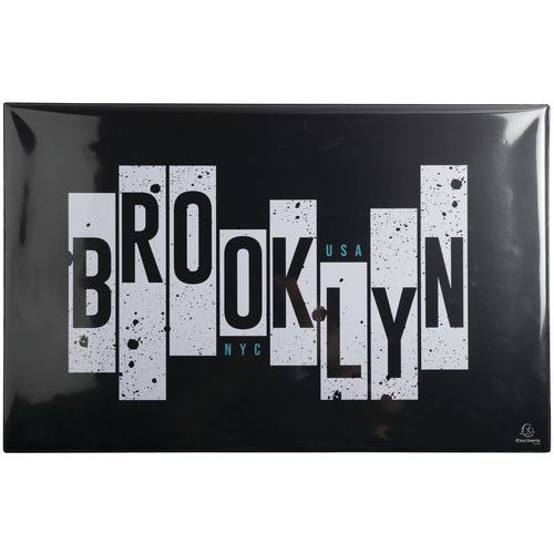 Sous-main rigide - Carte Brooklyn - Exacompta