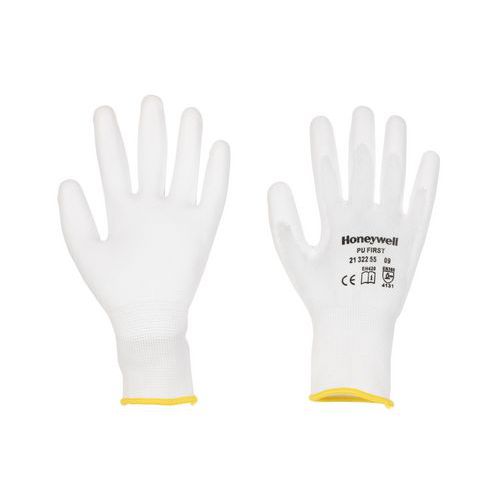 Handschoenen PU First White