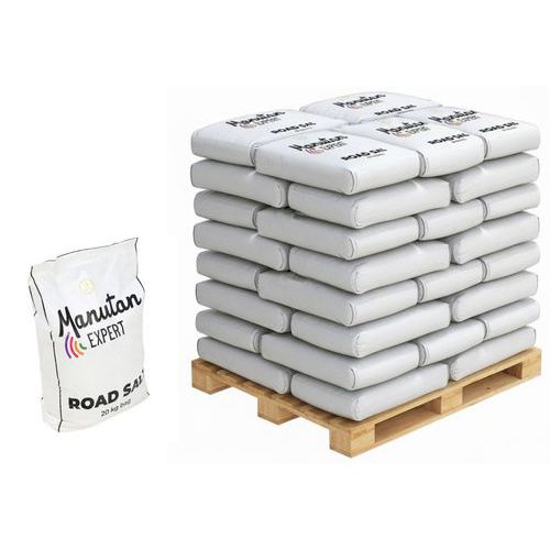 Strooizout op pallet - 50 zakken van 20 kg - Manutan Expert