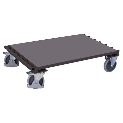 Chariot porte-panneaux ergonomique sans ridelles - Capacité 1200 Kg