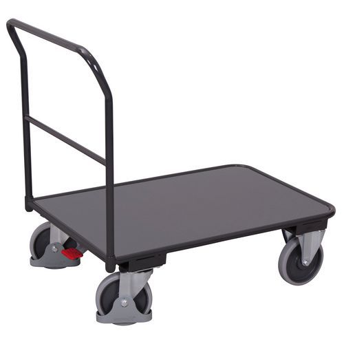 Chariot acier tubulaire - 1 dossier fixe - Capacité 400 kg