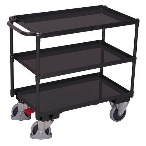 Chariot à 3 plateaux métal - Capacité 400 kg