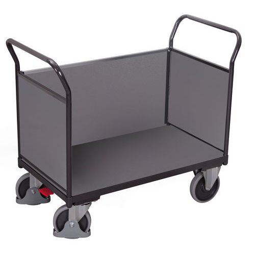 Duwwandwagen met 3 wanden - Variofit