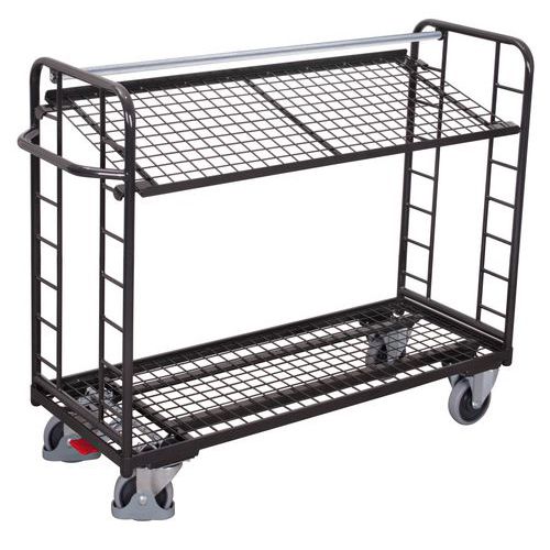 Etagewagen laag met 2 etages - Variofit