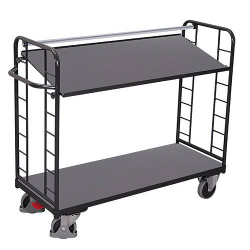 Etagewagen laag met 2 etages - Variofit