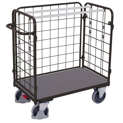 Pakketwagen laag met 3 wanden - Variofit