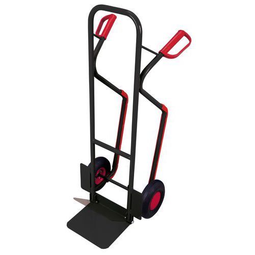 Steekwagen staal met opklapbaar schopplaat - Variofit
