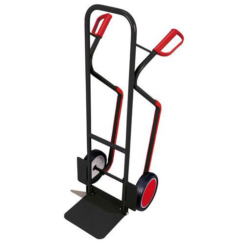 Steekwagen staal met opklapbaar schopplaat - Variofit