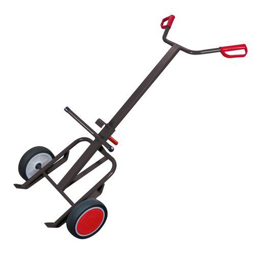 Vatensteekwagen staal voor 200 liter stalen vaten - Variofit