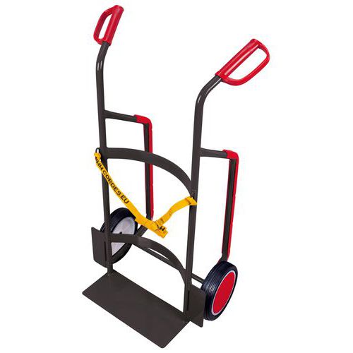 Vatensteekwagen met steunbeugels voor kunststof vaten 120-220L