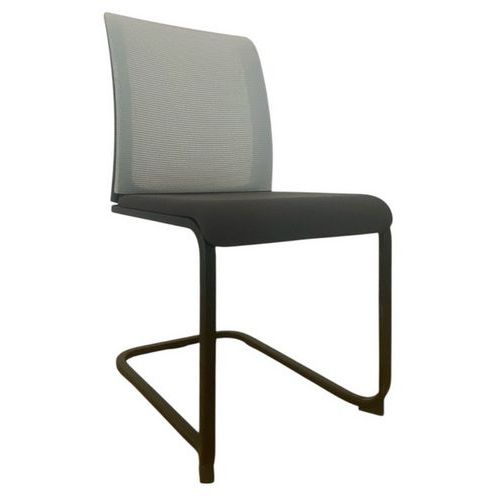 Gereviseerde ontvangst- en vergaderstoel - Grijs