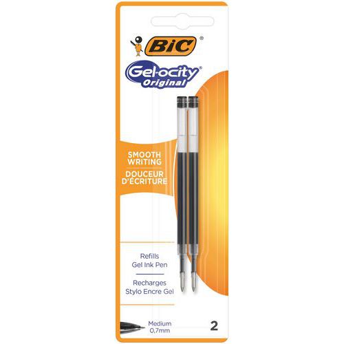BIC Gel-ocity Original recharges stylo gel pointe moyenne
