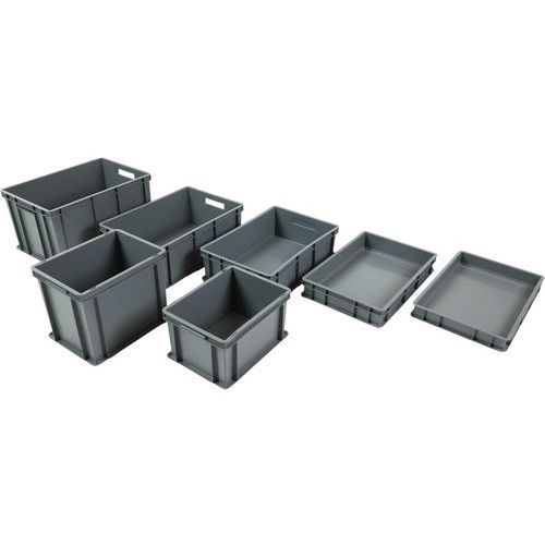 Euronorm bak - Lengte 300 t/m 600 mm - 12 t/m 64 l - Manutan Expert