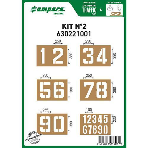 Set sjablonen nr. 2 - Ampere System