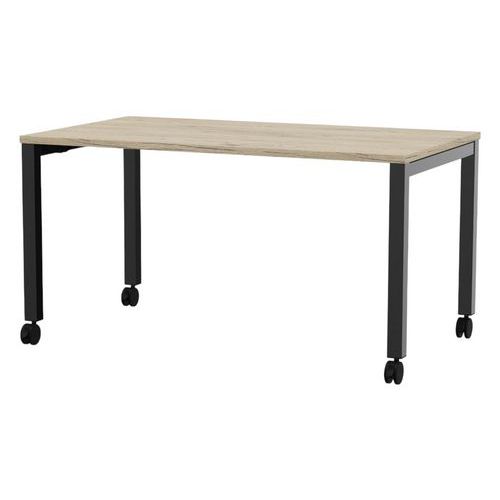 Vergadertafel Arial 180x80 cm met verrijdbaar bridge poten - Eol