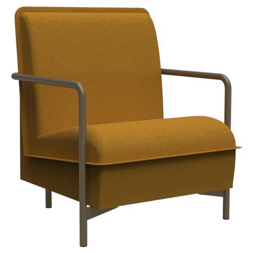 Loungestoel Anouk 1-zits met 4 vaste poten - Eol