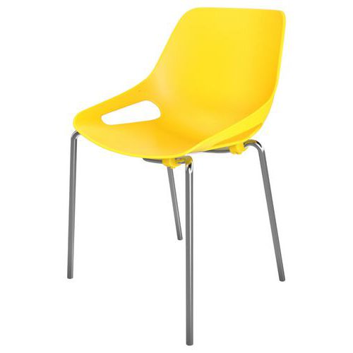 Stoel 4 poten zonder zitkussen Rosalie - Eol