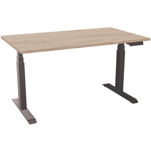 Bureau elektrisch met melamine blad 140 cm Axel 2 - EoL