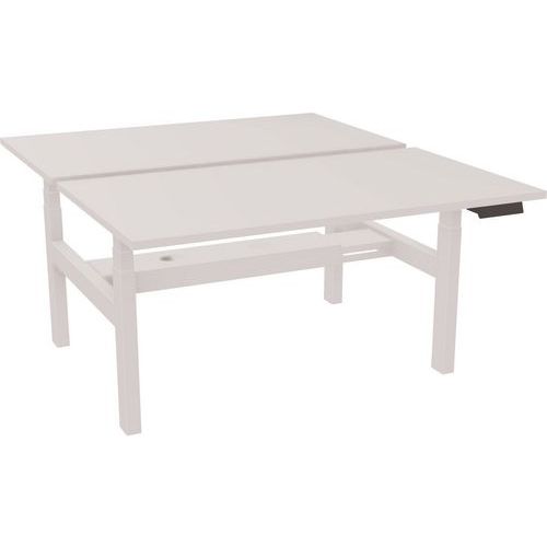 Zit/sta bureau gedeeld onderstel elektrisch 140x80 cm Axel 2 - Eol