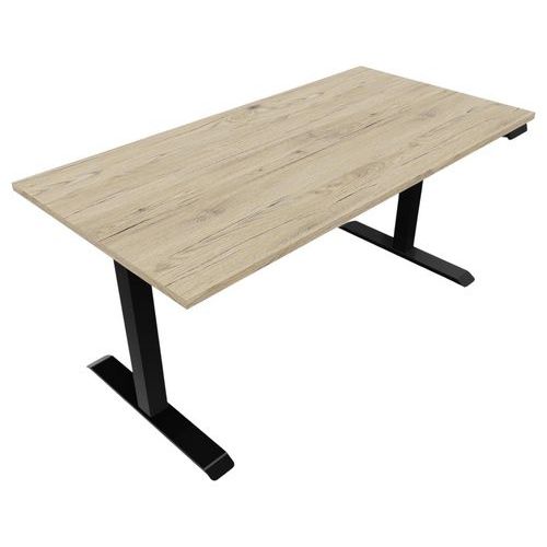 Bureau rechthoekig 160x80cm regelbaar 4 positiegeheugen Lutz 2 - Eol