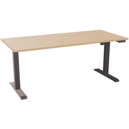 Bureau rechthoekig 180x80cm regelbaar 4 positiegeheugen Lutz 2 - Eol