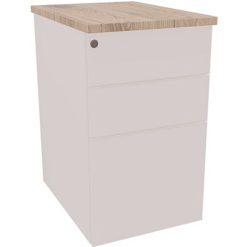 Ladeblok 3 laden waarvan 1 hangmappenlade B 43,2xD 60xH 73,5 cm - Eol