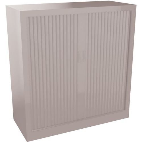 Roldeurkast H 105 x D.43 cm - met 2 legborden + railsysteem Ariv - Eol