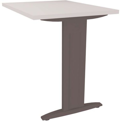 Aanbouwbureau rechthoekig B 80 x D 60 cm met vast I-poot Idol - Eol