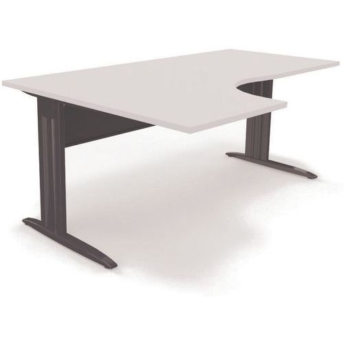 Bureau Compact asymmetrisch 90 graden 160 cm Idol - Eol