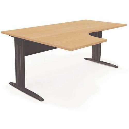 Bureau Compact asymmetrisch 90 graden 160 cm Idol - Eol