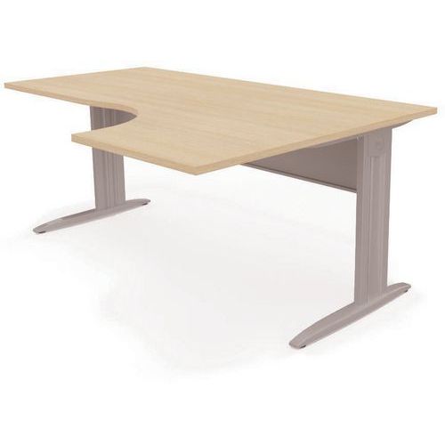 Bureau Compact asymmetrisch 90 graden 180 cm Idol - Eol