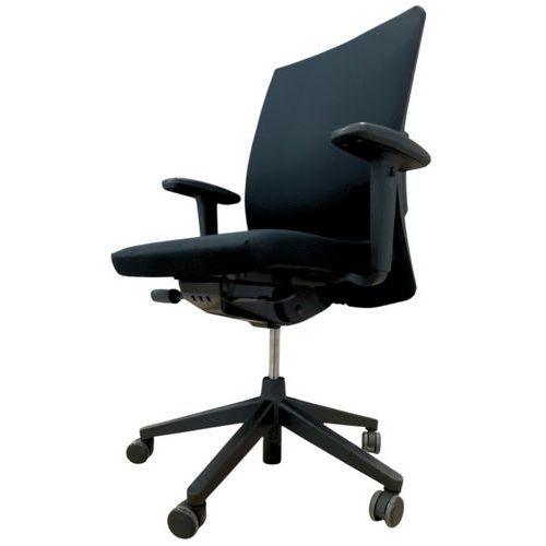 Bureaustoel gereviseerd Haworth - zwart
