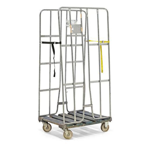 Refurbished rolcontainer 2 zijden - Diepte 680 kg