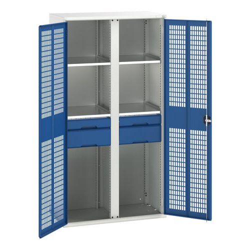 Kast Verso EPI met geventileerde deuren 1050x550x2000mm - Bott