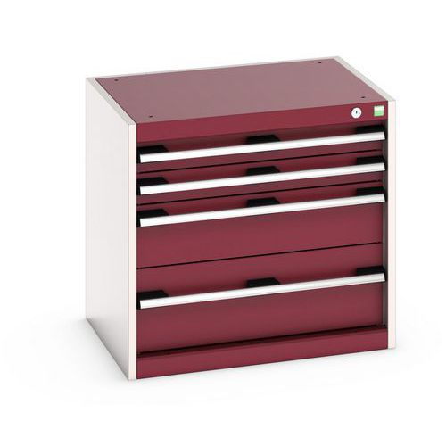 Werkplaatskast met laden cubio SL-656-4.1 - Bott