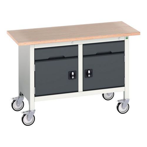 Verrijdbaar werkbank uit één stuk Verso 1250x600 M2 - Bott