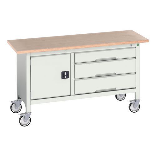Verrijdbaar werkbank uit één stuk Verso 1500x600 M14 - Bott