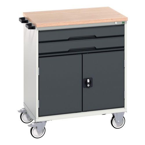 Verrijdbare gereedschapswagen Verso 800 x 550 x 980 - Bott