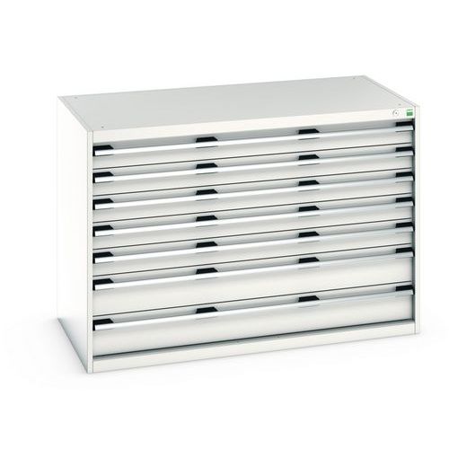 Kast met 7 laden Cubio - 900x1300x750mm - Bott