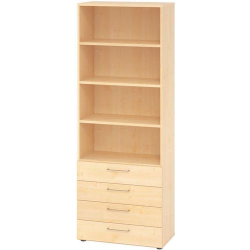 Ladekast met 4 laden en 4 niveaus 968S4 BS - Hammerbacher